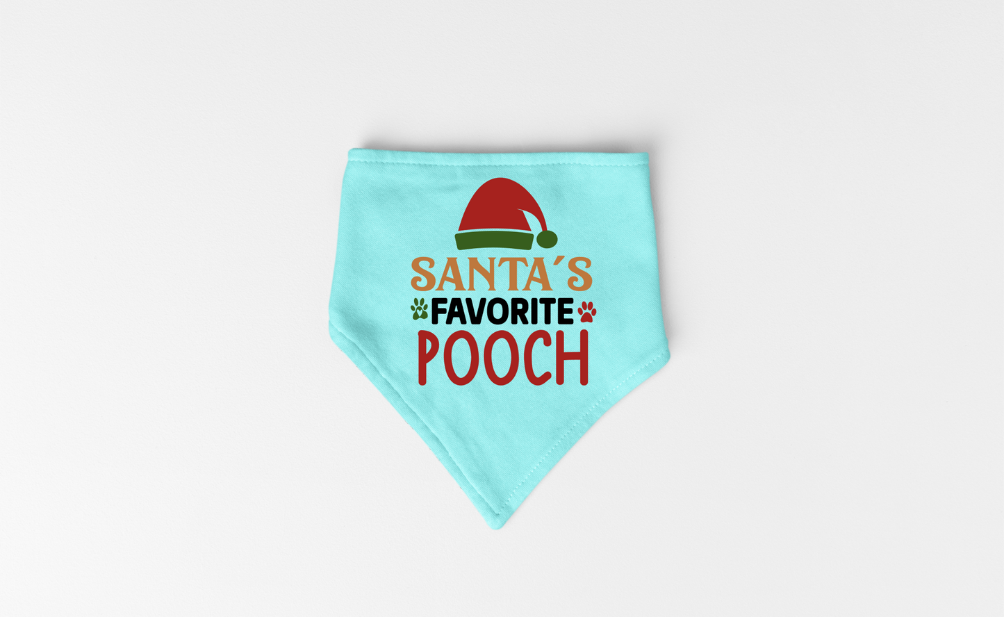 Santa's Favorite Pooch - Festive Dog Bandana