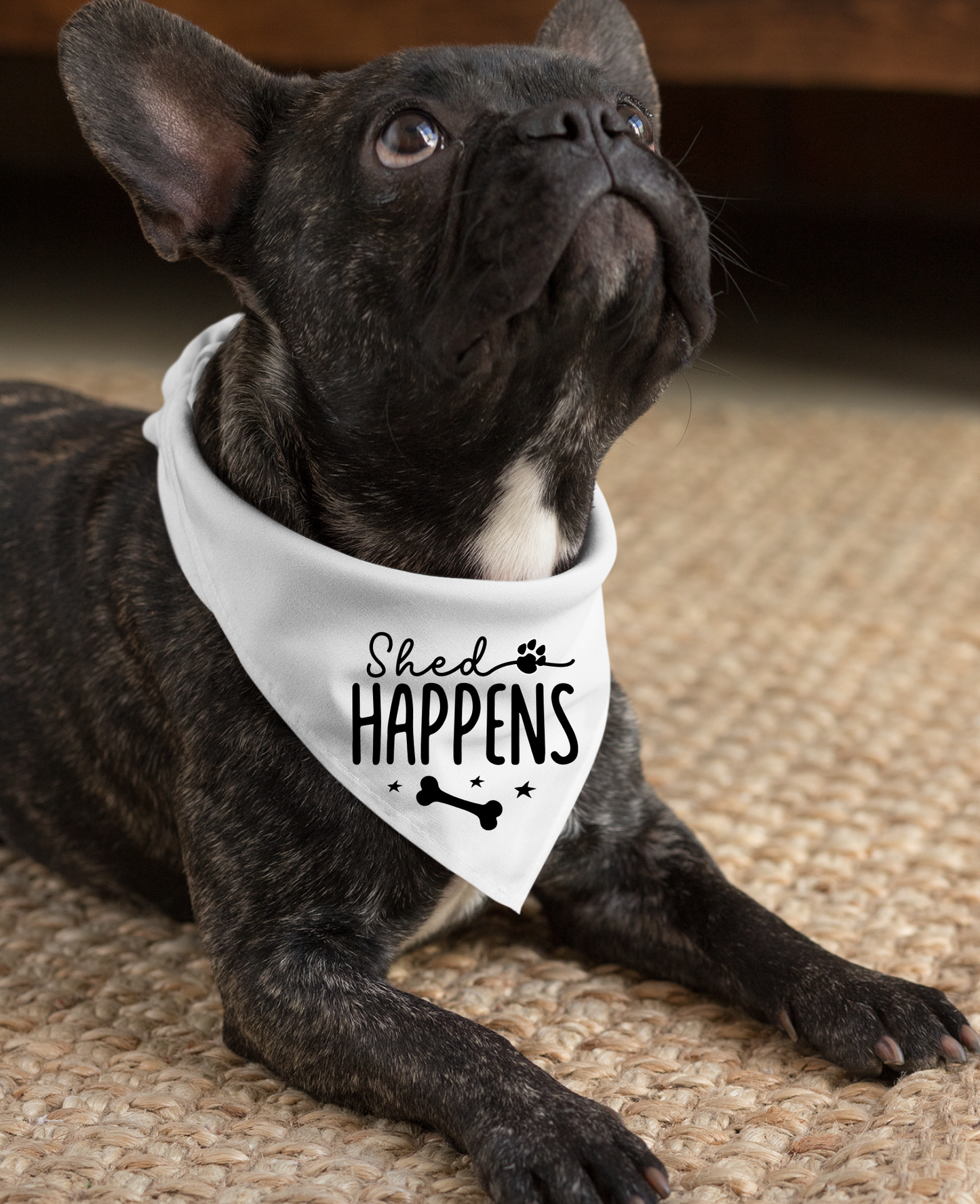 Shed Happens: Detachable Collar Dog Bandana