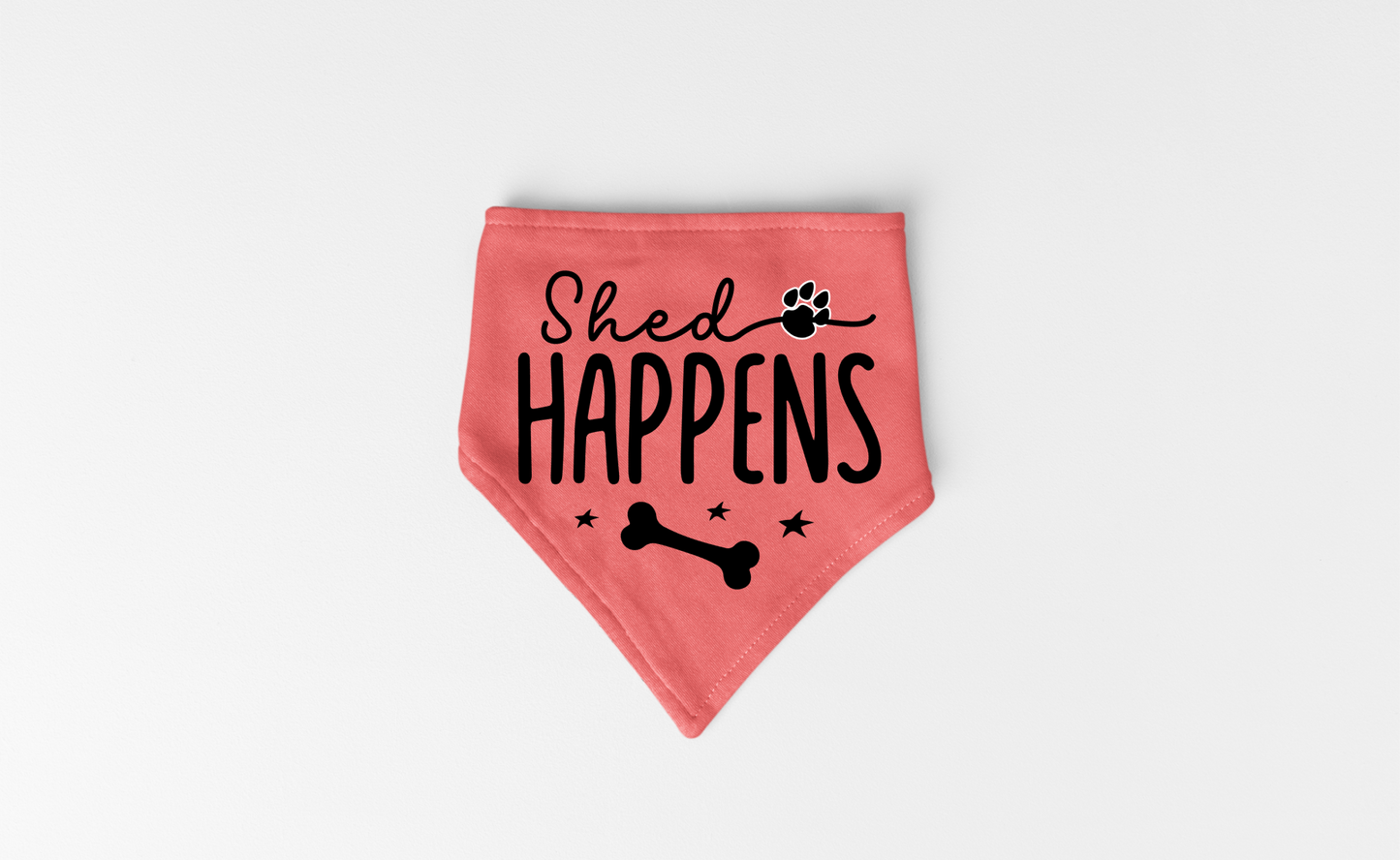 Shed Happens: Detachable Collar Dog Bandana
