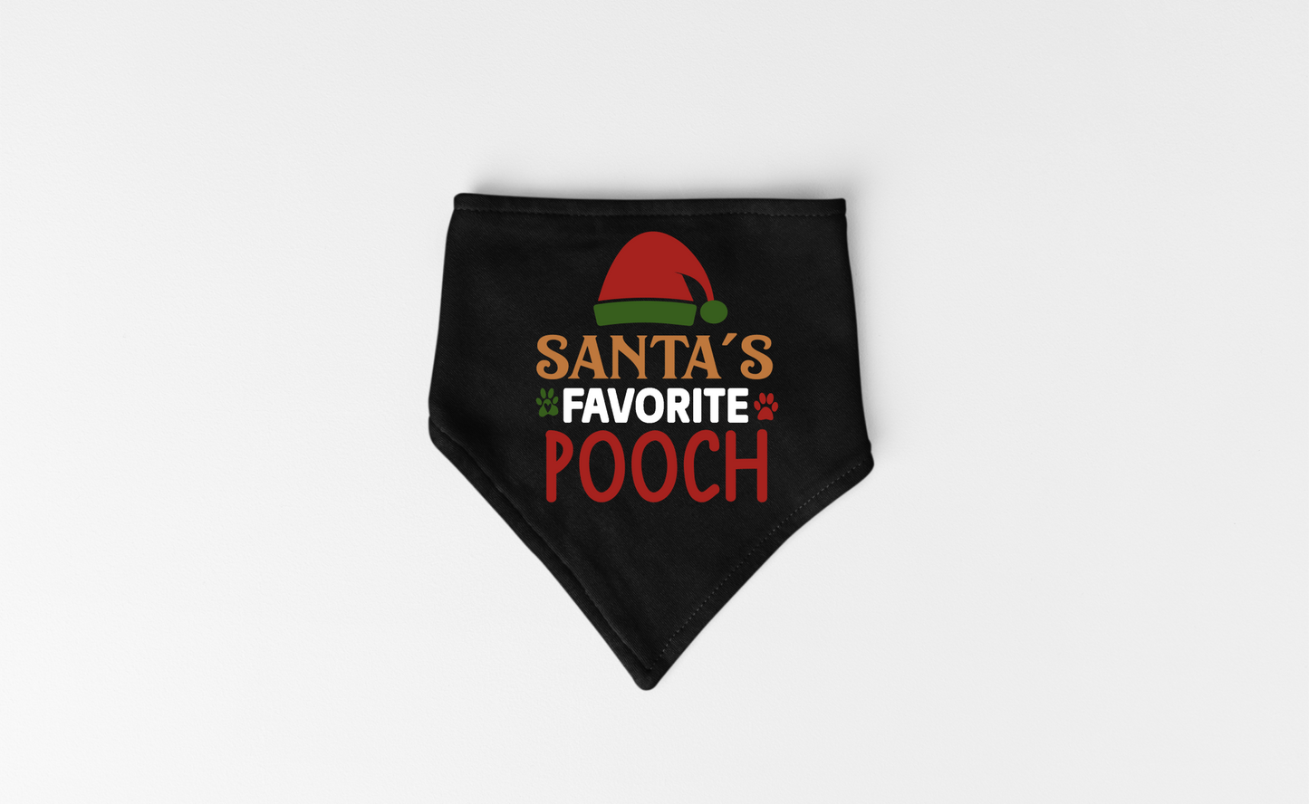 Santa's Favorite Pooch - Festive Dog Bandana