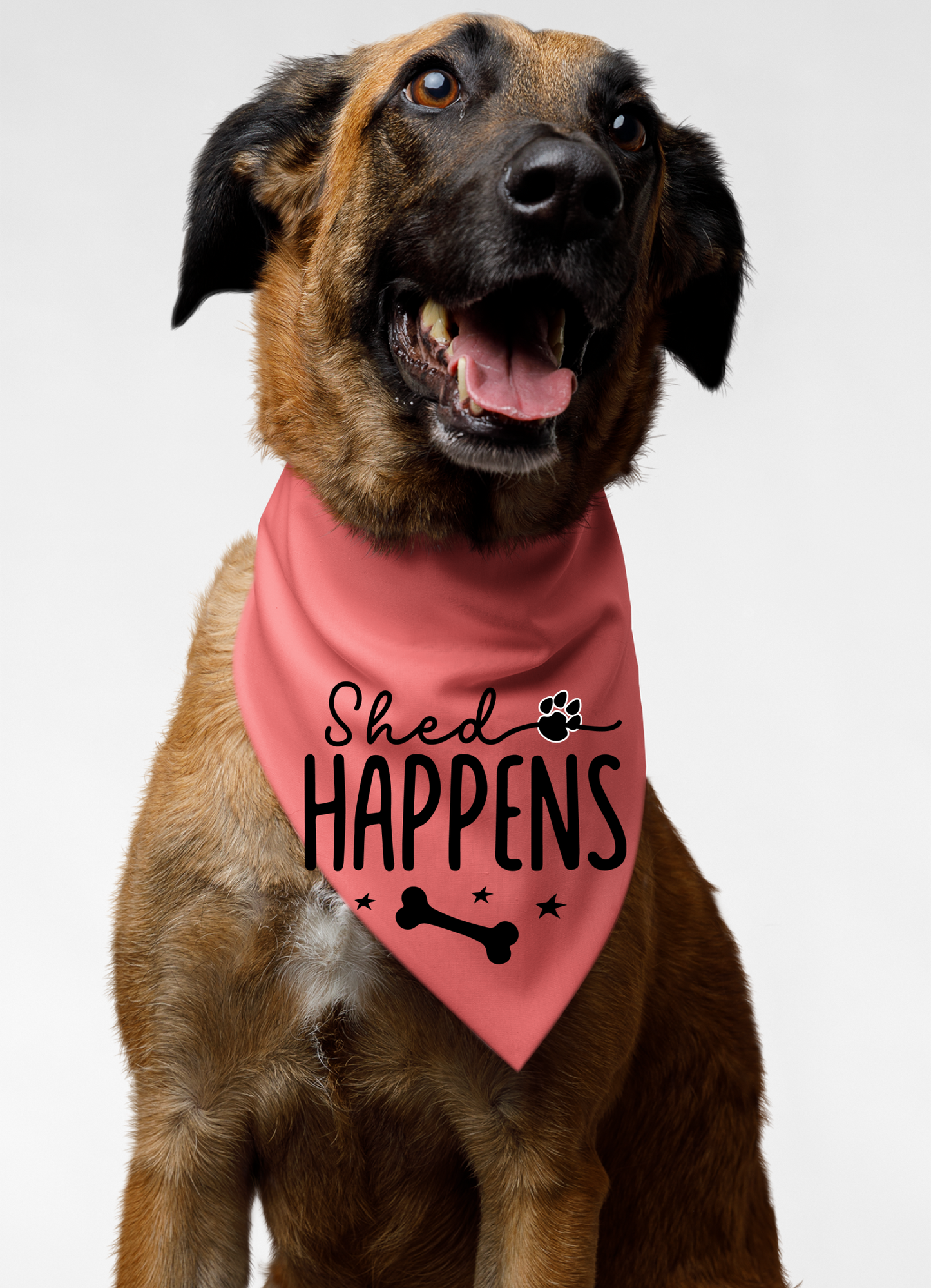 Shed Happens: Detachable Collar Dog Bandana