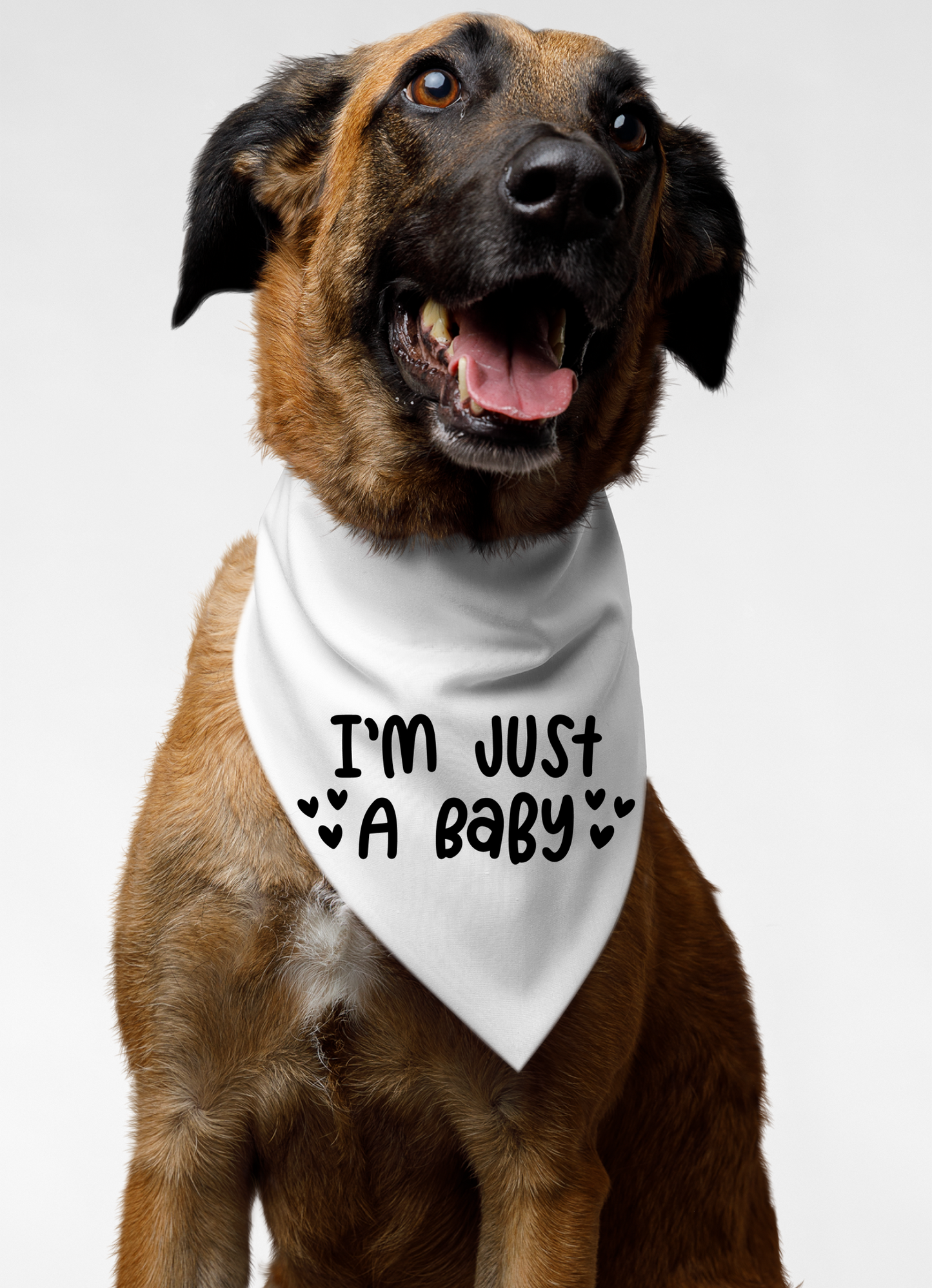 I Am Just a Baby Dog Bandana | Cute Pet Accessory for Puppies & Dogs