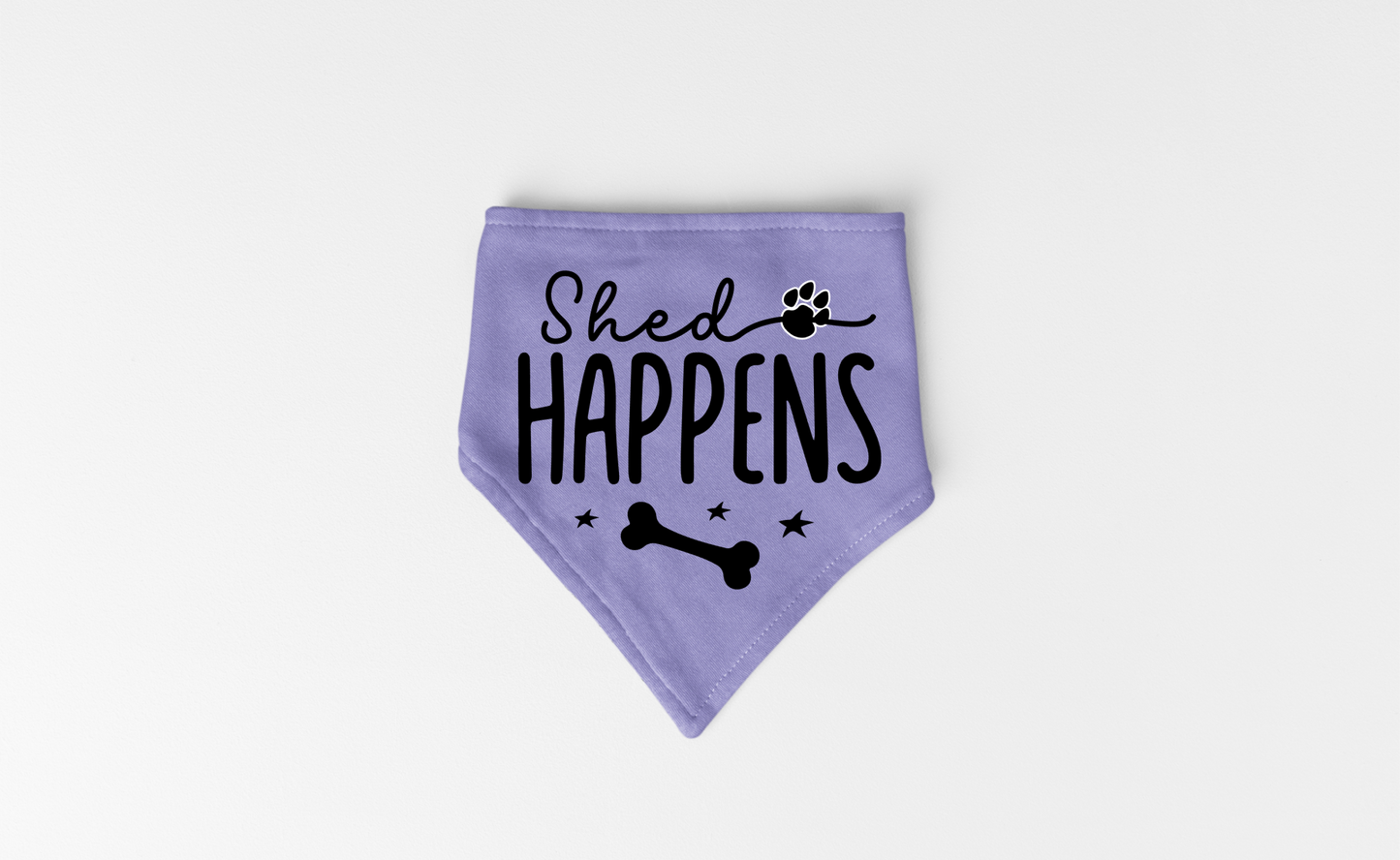 Shed Happens: Detachable Collar Dog Bandana