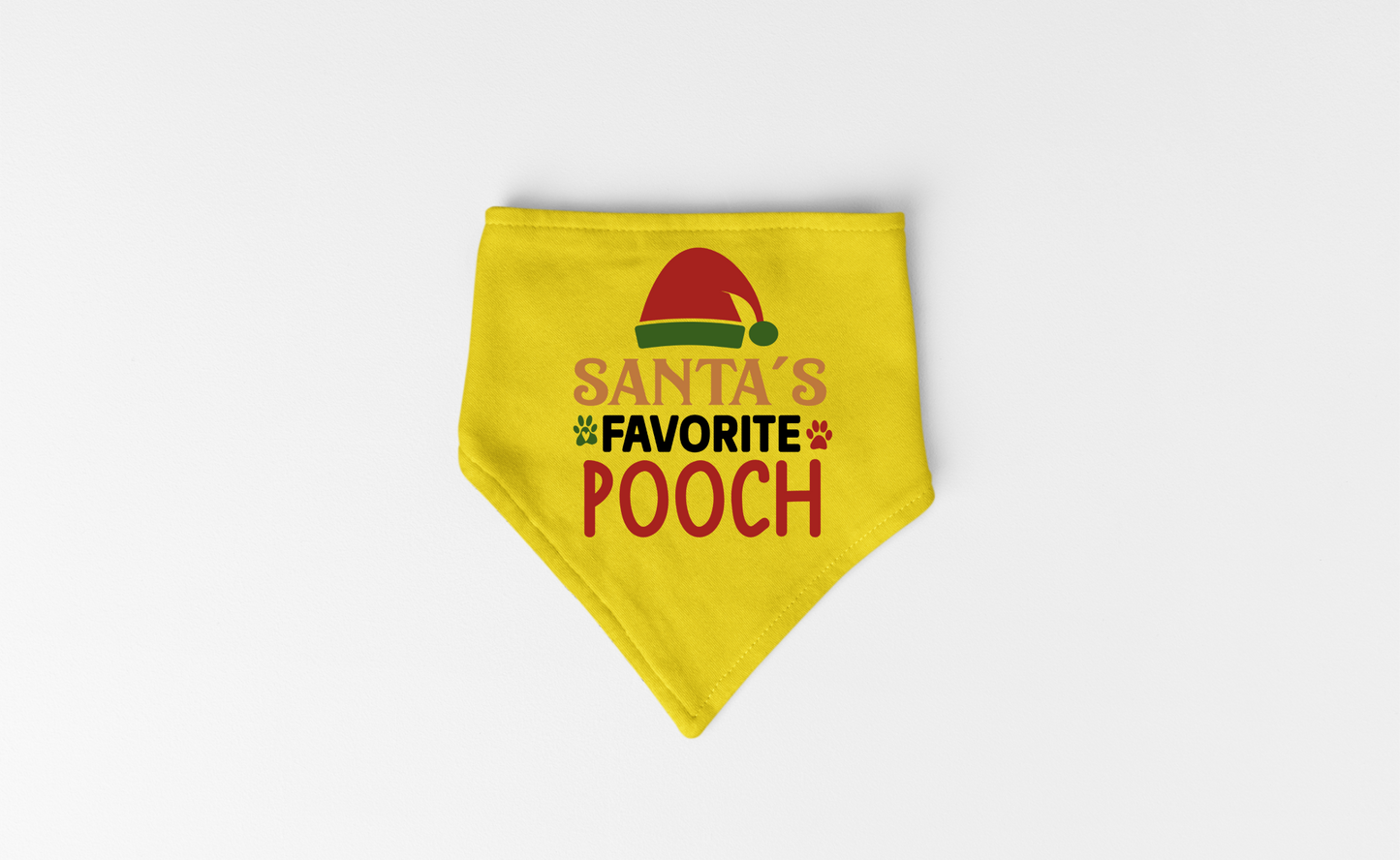 Santa's Favorite Pooch - Festive Dog Bandana