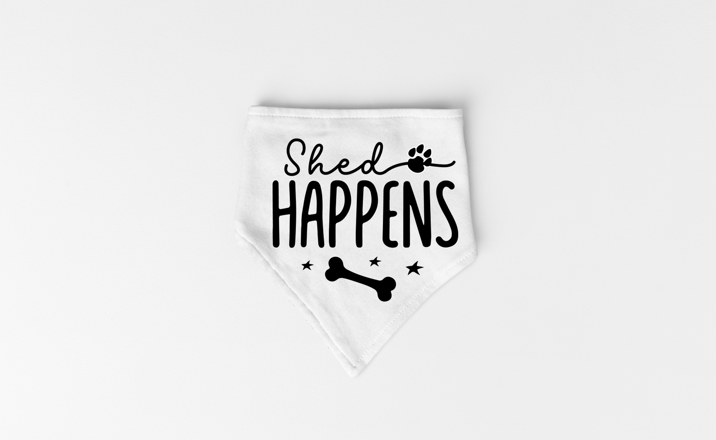 Shed Happens: Detachable Collar Dog Bandana