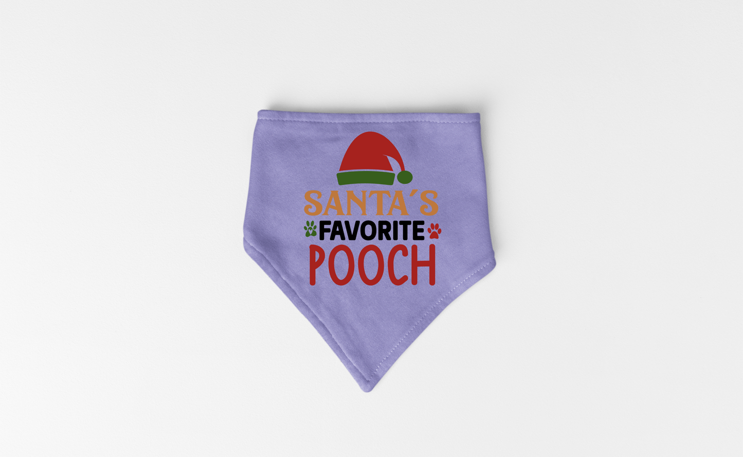 Santa's Favorite Pooch - Festive Dog Bandana