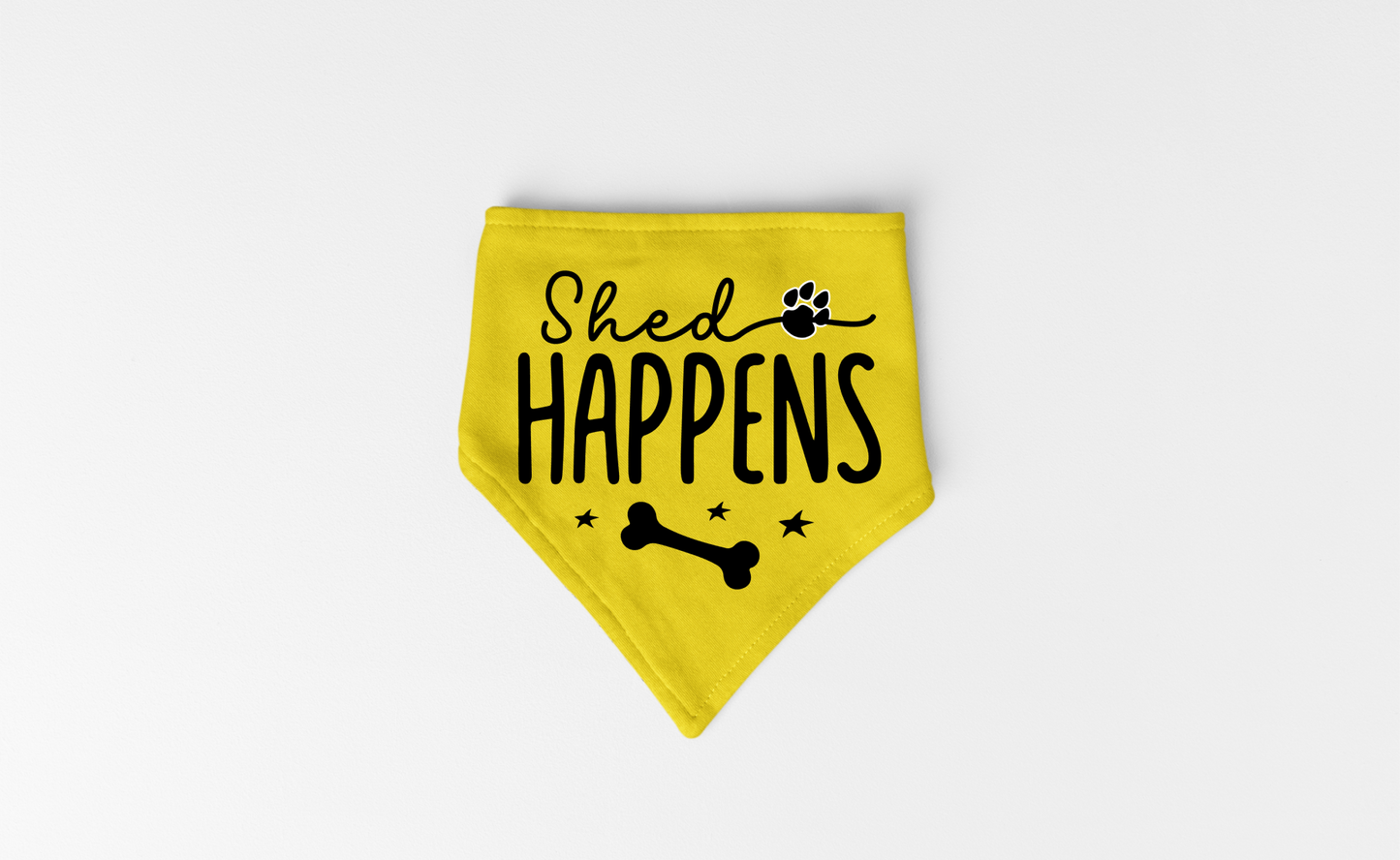 Shed Happens: Detachable Collar Dog Bandana