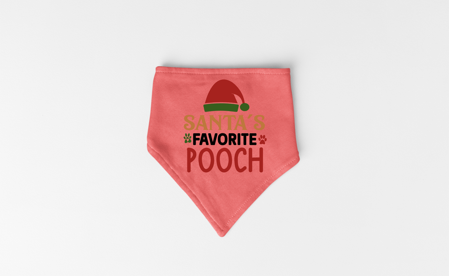 Santa's Favorite Pooch - Festive Dog Bandana